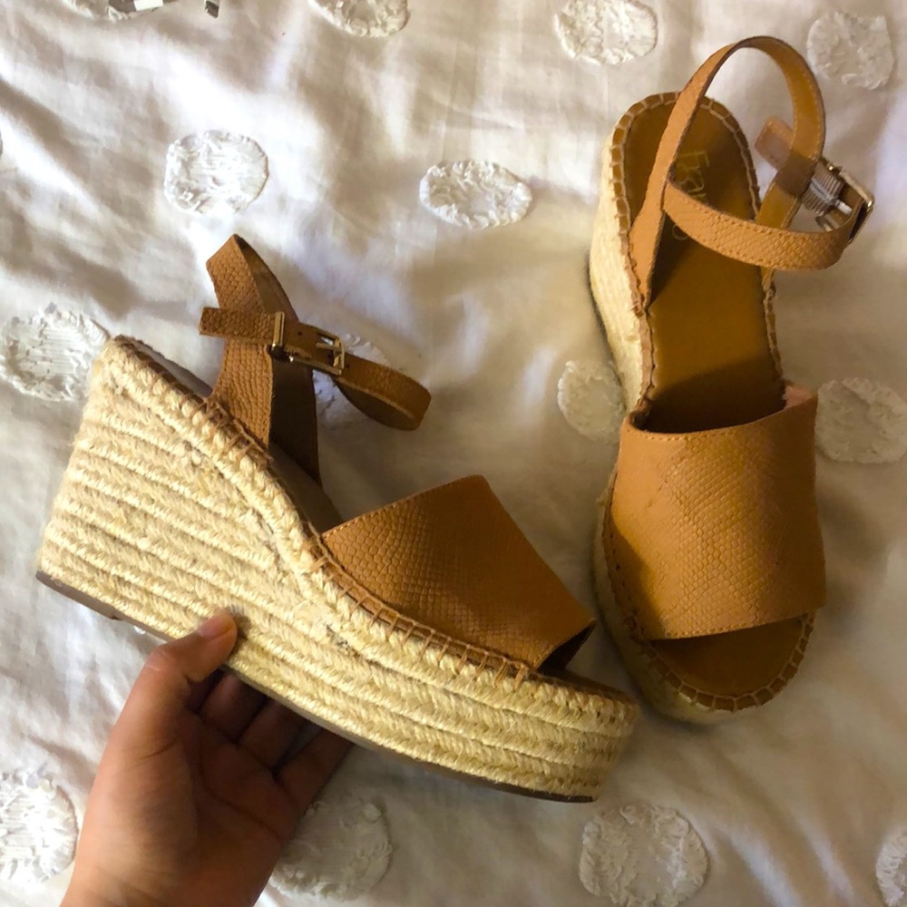 FRANCO SARTO TAKARA ESPADRILLE WEDGE SANDAL